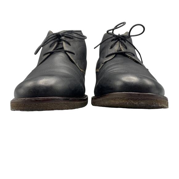 Johnston Murphy Mens Chukka Boots 14 Copeland Black Sheepskin Leather 25-2021 - Picture 6 of 11